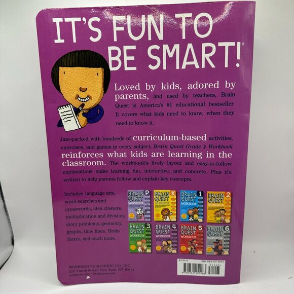 Brain Quest Workbook: Grade 4 - Curriculum-Based Activities & Exercises - Picture 2 of 4